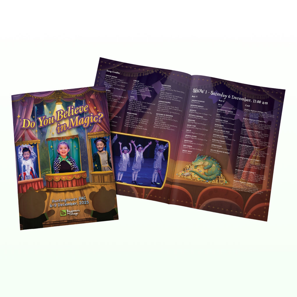 VIC Beginners OnStage Sem 2, 2025 Programme: Do You Believe in Magic?
